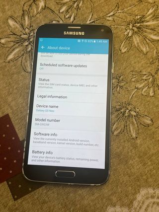 Samsung Galaxy S5 neo 16GB. Libre  Negro