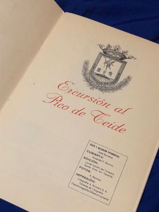 Libro turismo e información y mapa Tenerife