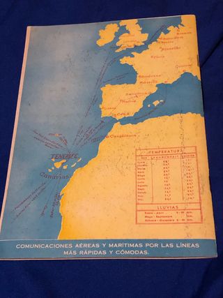 Libro turismo e información y mapa Tenerife