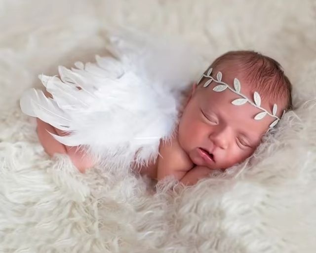Disfraz Alas de ángel bebé fotografía