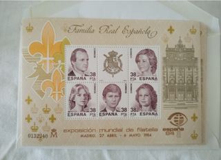 Sellos Familia Real Española 1984