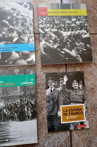 5 tomos de la guerra civil , Franco. Más un cd 