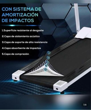 Cinta correr plegable marca homcom