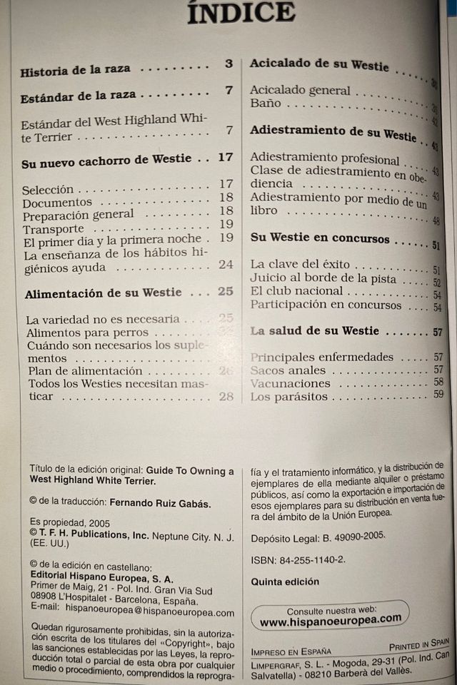 West highland white terrier...