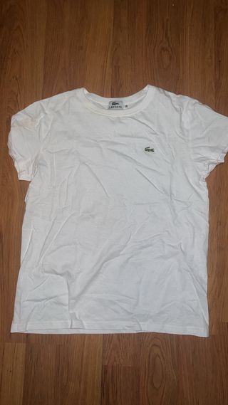 Camiseta Lacoste blanca