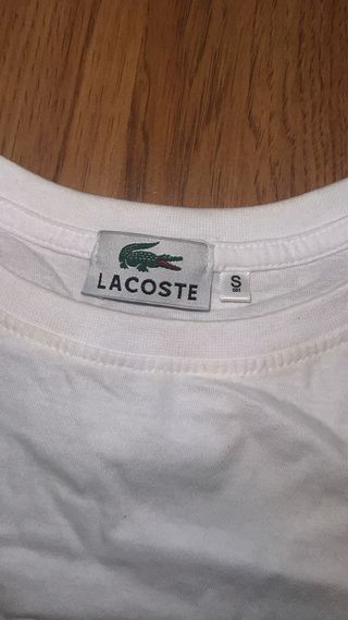 Camiseta Lacoste blanca