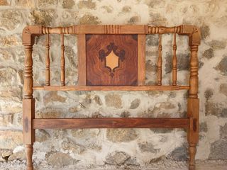 Cabecero y piecero de cama antigua 