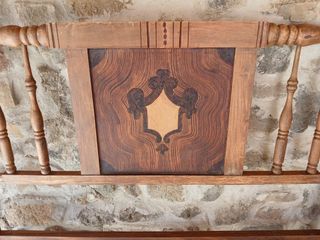 Cabecero y piecero de cama antigua 