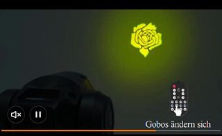 Testa mobile 150 Watt DJ Animazione