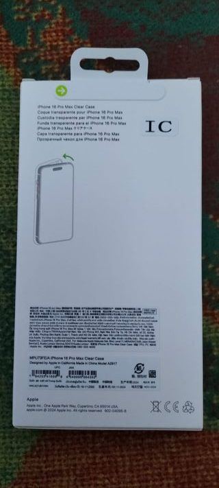 Funda Apple iPhone 16 Pro Max + Cargador MagSafe