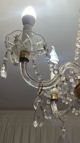 Lampara de araña de techo