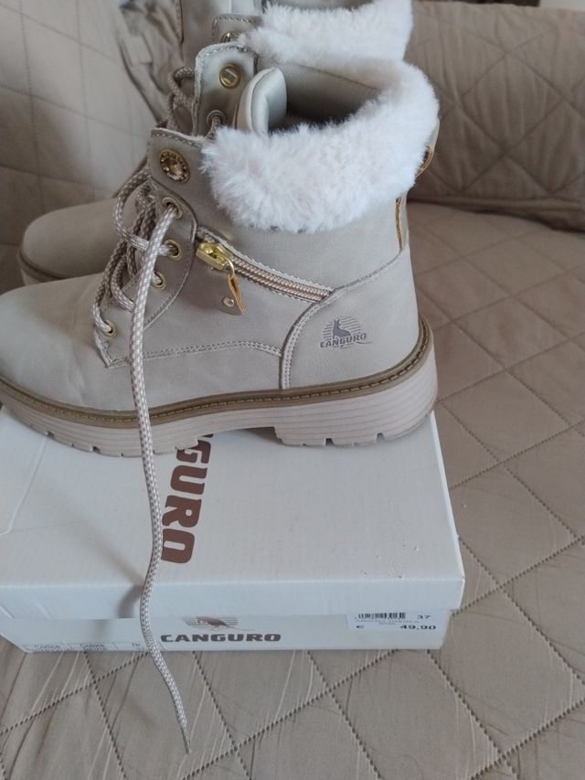 Scarponcini CANGURO beige tg. 38