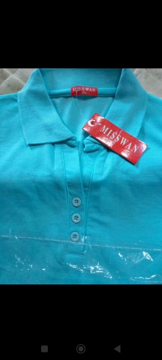 Polo MISSWAN turchese