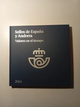 LIBRO DE SELLOS DE CORREOS DE ESPAÑA Y ANDORRA