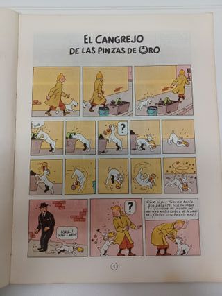 📚 Tintín: El cangrejo de las pinzas de oro