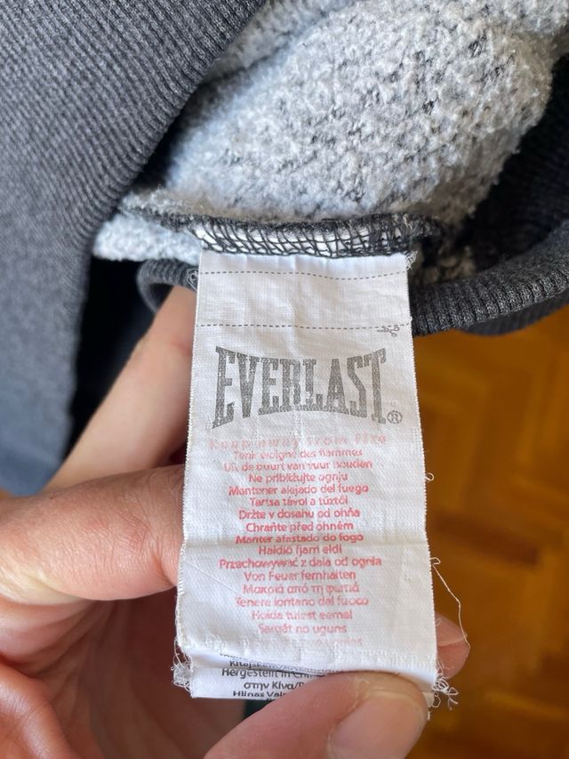 Sudadera Everlast gris Talla L