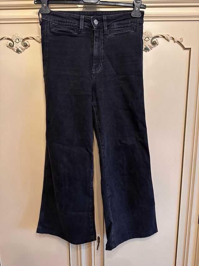 Jeans neri a zampa - ragazza