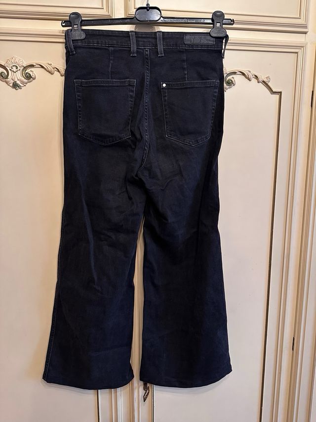 Jeans neri a zampa - ragazza