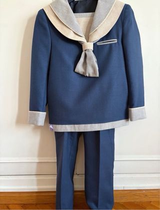 Traje comunión niño - azul marino