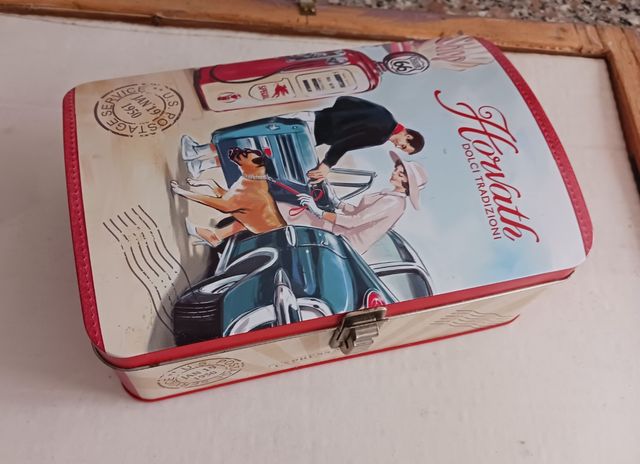 Cofanetto scatola in latta