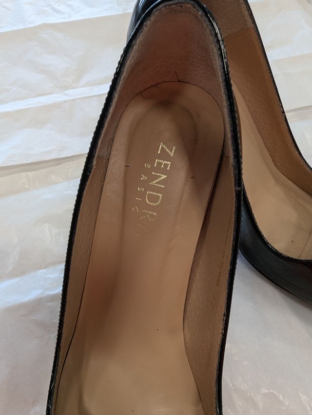 Zapatos Zendra negros de tacón