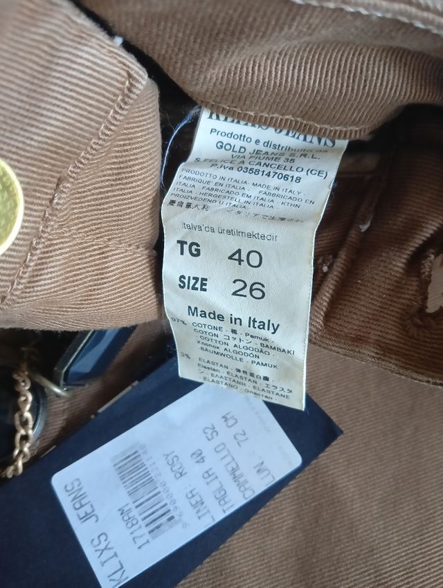 Pantaloni vita alta size 26 klixs jeans