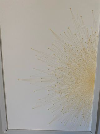 Coppia, set di quadri astratti oro-bianco