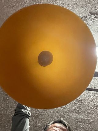 COPPIA Lampadari  moderno bianco e giallo