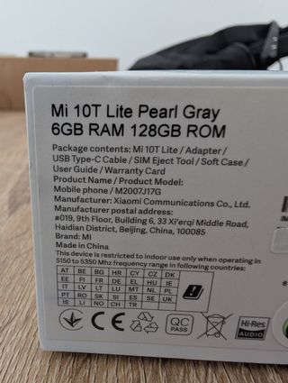 Xiaomi Mi 10T Lite 5G 128Gb