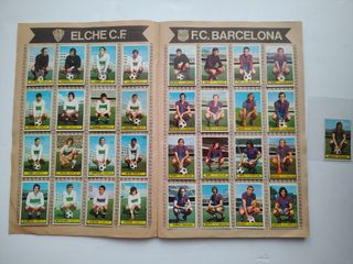 Álbum Liga 1974-1975 Este, Cruyff, Iribar