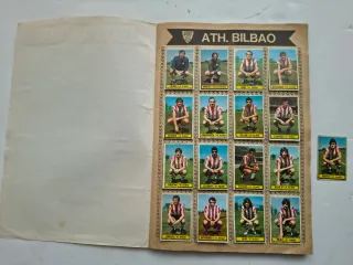 Álbum Liga 1974-1975 Este, Cruyff, Iribar