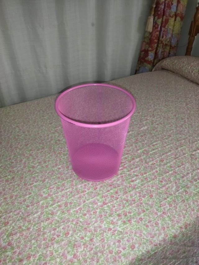 Papelera rosa