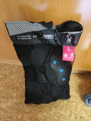 Patines Oxelo Adulto T-45 + protecciones.