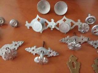 18 Tiradores Muebles Vintage Metal