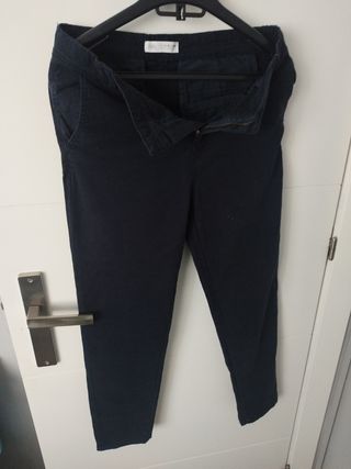 Pantalón Zara niño/a, azul, talla 11_12