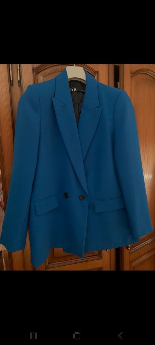 Blazer Zara azul