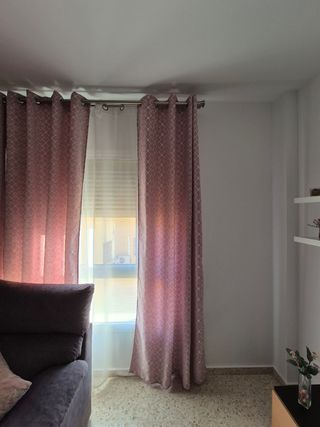 Cortinas visillos | Ollaos - Rosa