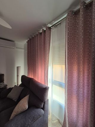 Cortinas visillos | Ollaos - Rosa