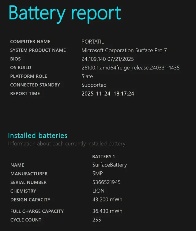 Microsoft Surface Pro 7