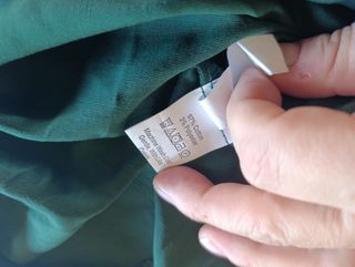 Blusa verde manga larga