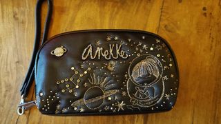 Bolso Anekke - negro y plateado 