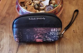 Bolso Anekke - negro y plateado 