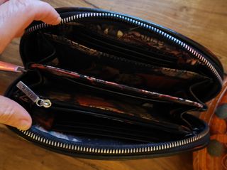 Bolso Anekke - negro y plateado 