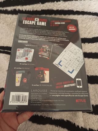 Escape Game La Casa de Papel nuevo sin estrenar.