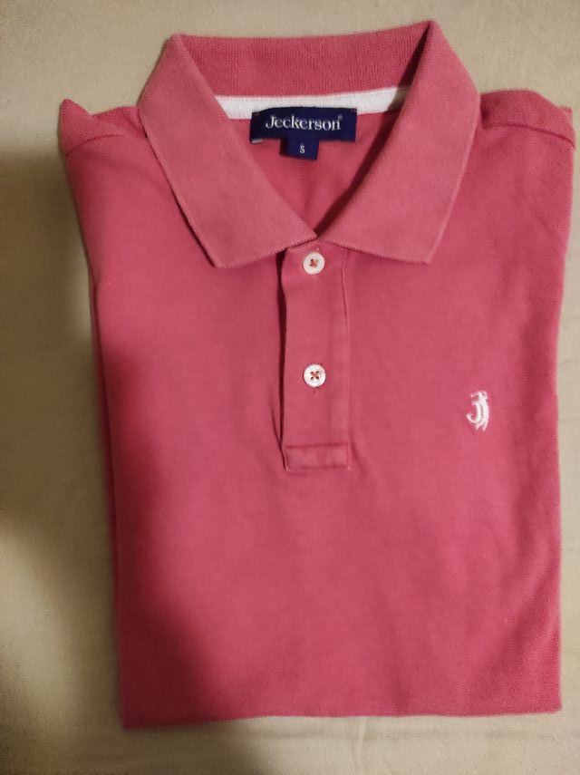 Polo ragazzo 14/16 anni corallo Jeckerson