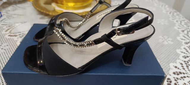 Sandali Melluso neri tacco elegante