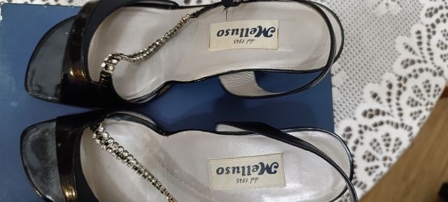 Sandali Melluso neri tacco elegante