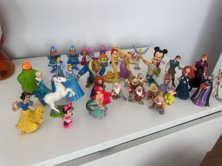 Muñecos Disney: Ariel, Bella, Rapunzel