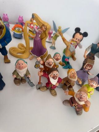Muñecos Disney: Ariel, Bella, Rapunzel