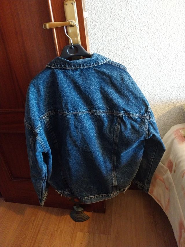Cazadora vaquera azul hombre